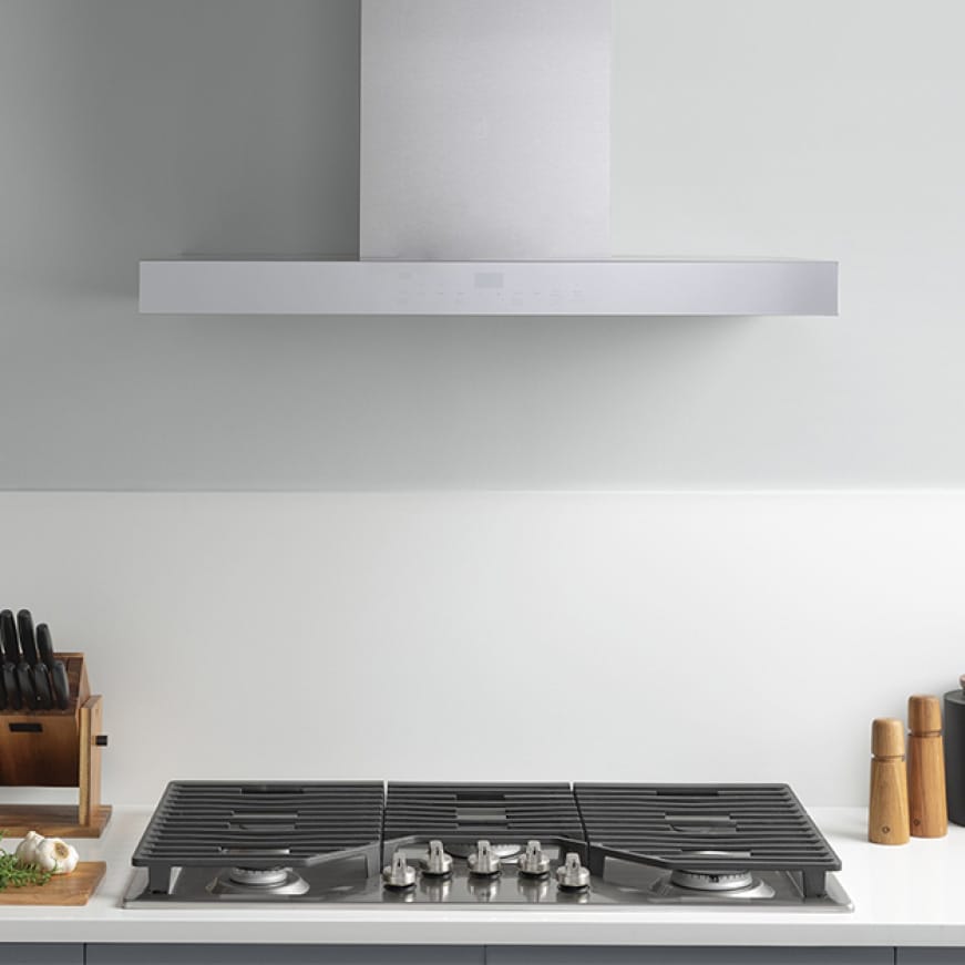 GE Profile 36 in. Gas Cooktop in Black Stainless Steel with 5 Burners