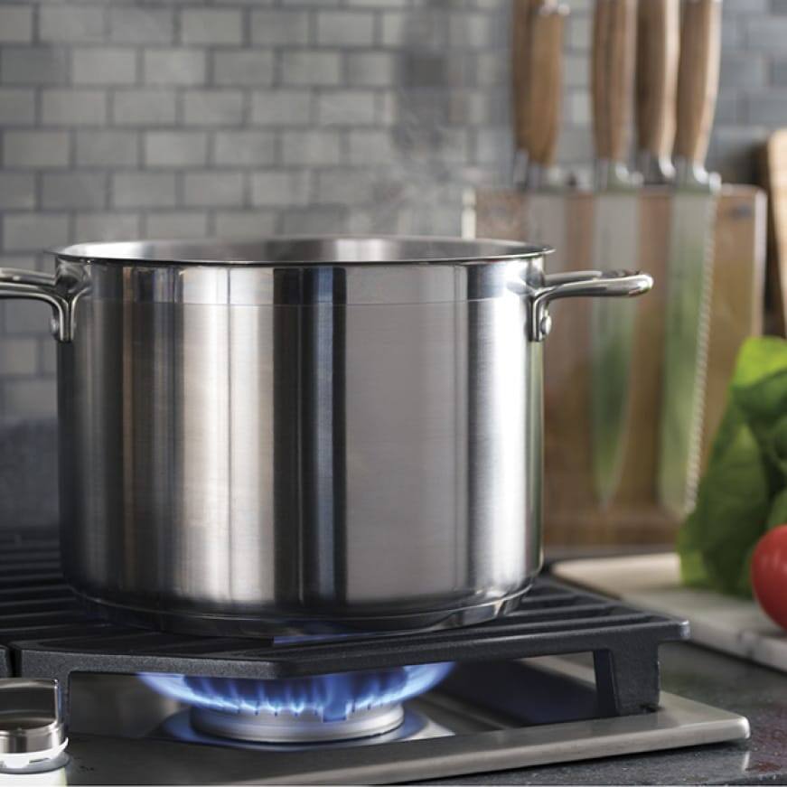 GE Profile 36 in. Gas Cooktop in Black Stainless Steel with 5 Burners