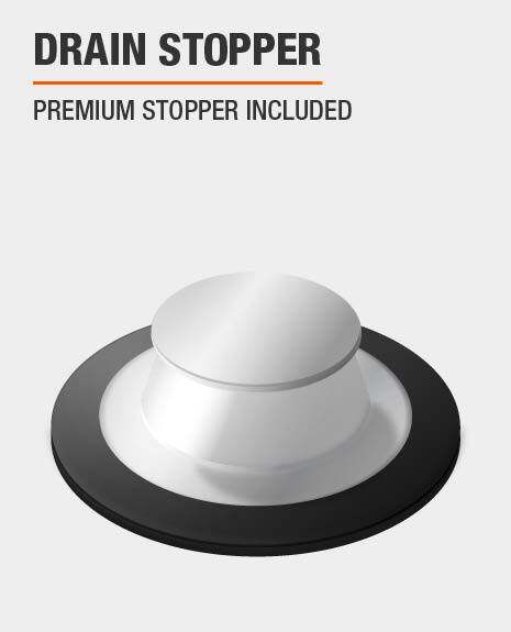 This unit includes a premium drain stopper