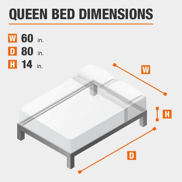 StyleWell Grandon Black Metal Queen Platform Bed with Slats (60 in W. X