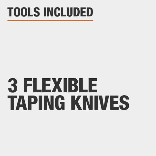 Anvil 2 in., 4 in., and 6 in. Plastic Taping Knives (3Pack) 82722