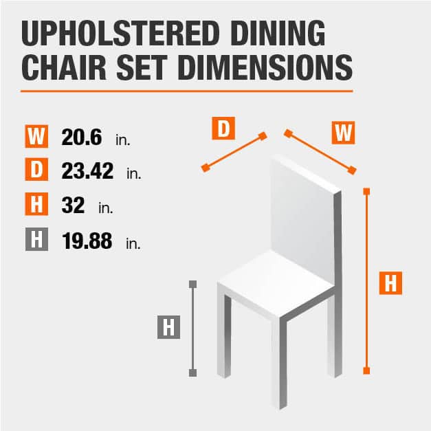 StyleWell Benfield Biscuit Beige Upholstered Dining Chair with Natural