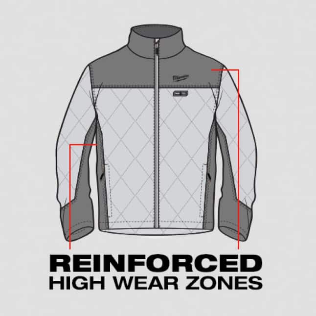 Milwaukee Men's XLarge M12 12Volt LithiumIon Cordless Olive Green