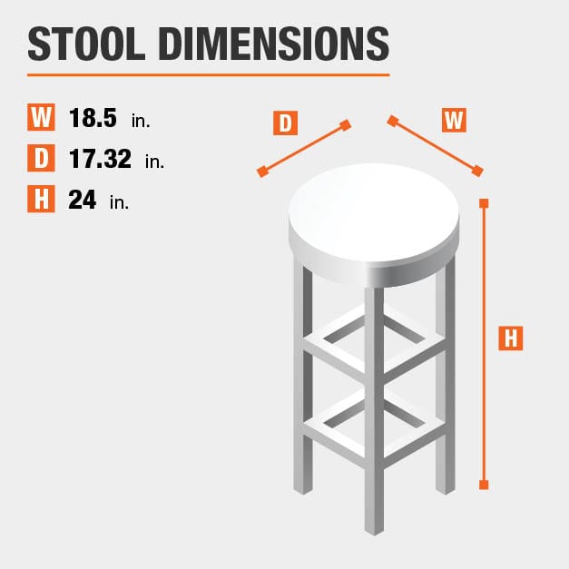 StyleWell Modern Black Metal Backless Counter Stool with Wood Seat (Set of 2) RW81224BLK The