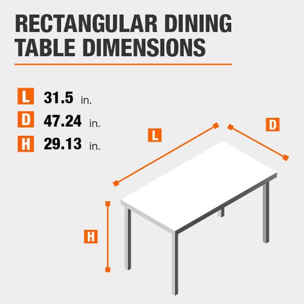 StyleWell Finwick Gunmetal Gray Metal Rectangular Dining Table for 6