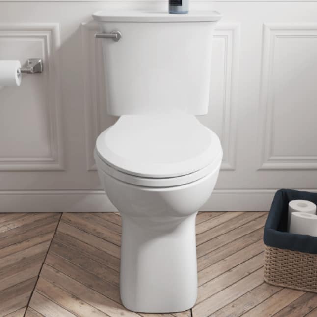 Photo inspiration: High Efficiency Toilet Installation Costs Reference: American Standard Cadet Ovation Height 2 Piece 1 28 Gpf