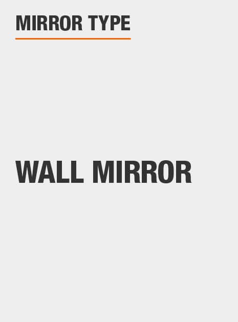 Décor mirror is a wall mirror that can be hung or mounted on a variety of wall types and surfaces
