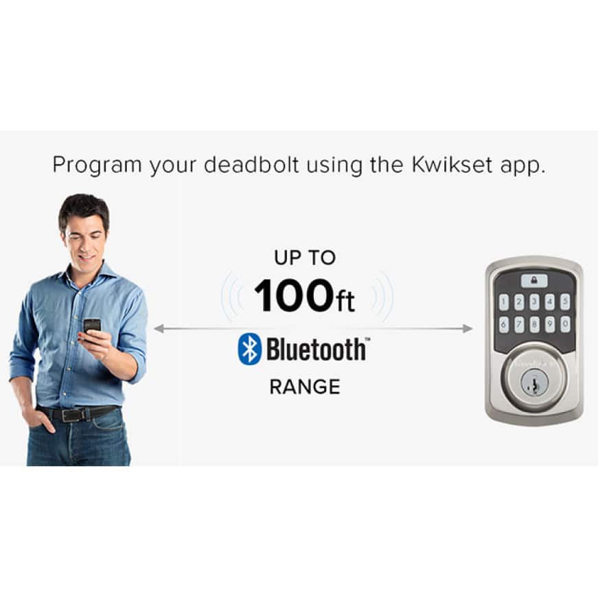 Kwikset Aura Bronze Single Cylinder Electronic Bluetooth