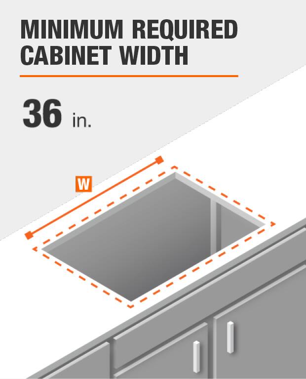 Glacier Bay Stonehaven DropIn/Undermount Black Onyx Granite Composite