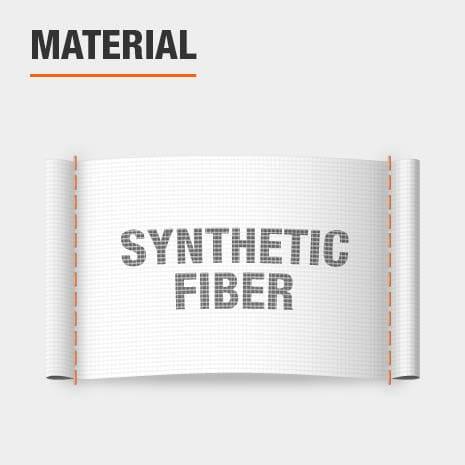 Area rug material is synthetic fiber