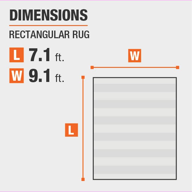 Talya Ivory/Red 8 ft. x 10 ft. Medallion Area Rug is 7.1 feet by 9.1 feet