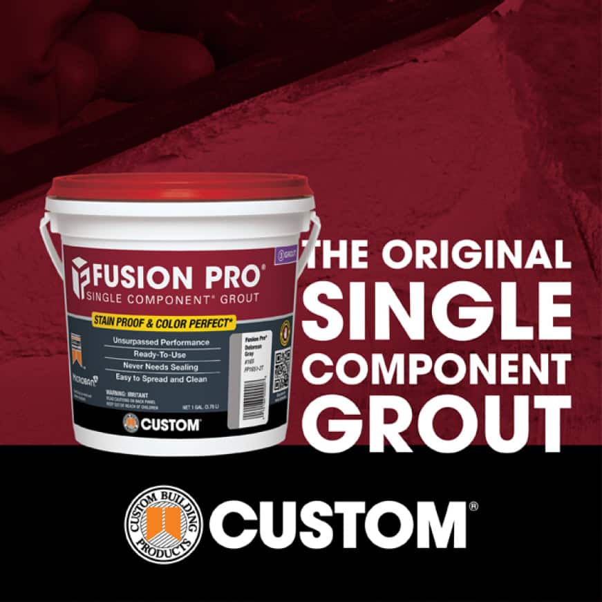 Custom Building Products Fusion Pro 640 Arctic White 1 gal. Single Component Stain Proof Grout