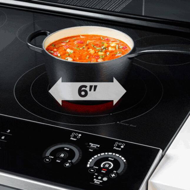 GE Profile Profile 5.3 cu. ft. Electric Range with SteamCleaning