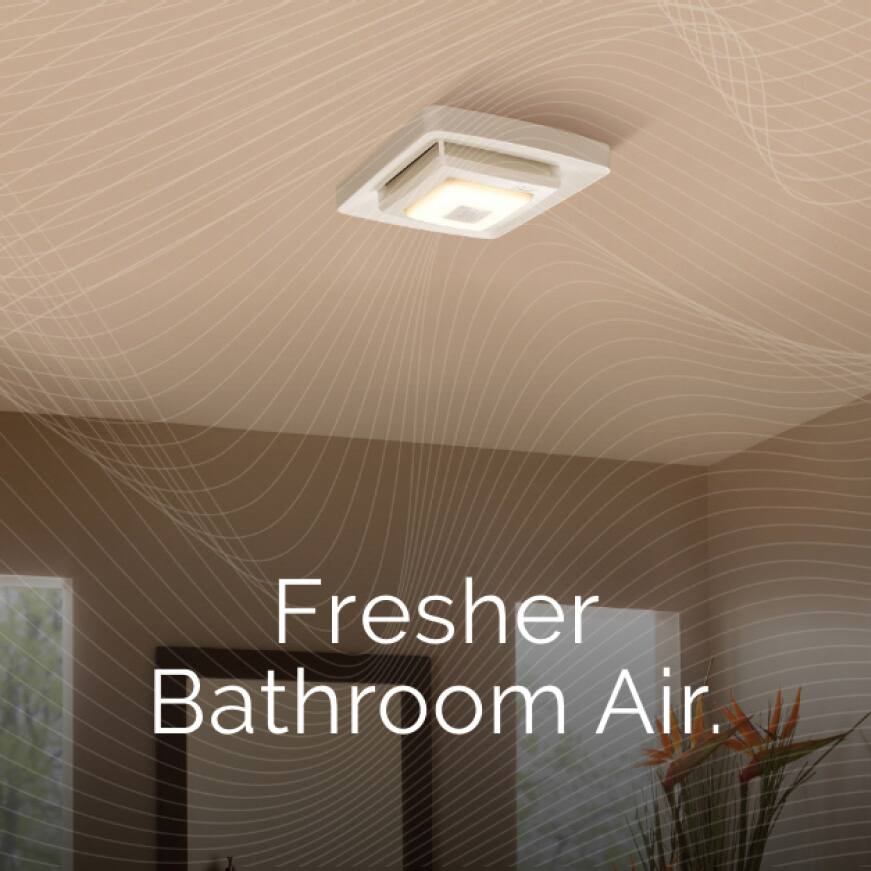 Broan-NuTone Bluetooth Speaker Quick Install Bathroom Exhaust Fan  Grille/Cover with LED Light FG800SPKNS - The Home Depot