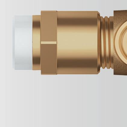 GROHE 35112000 GrohSafe 3.0 Pressure Balance Valve Rough With Flush Plug With PEX Cold Expansion Outlets With Service Stops, Unfinished, Faucet Stems - Canada - View #5