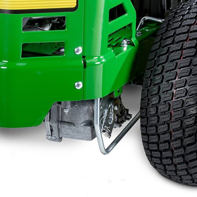 John Deere Z375R 54 in. 25 HP Gas Dual Hydrostatic Zero Turn Riding Lawn Mower BG21187 The