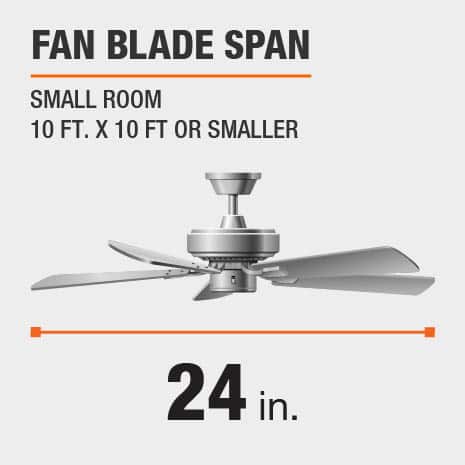 Hampton Bay Metarie Ii 24 In Indoor Matte White Ceiling Fan With Light Yg922b Mwh Indoor Matte White Ceiling Fan, 24 Inch Ceiling Fan Home Depot