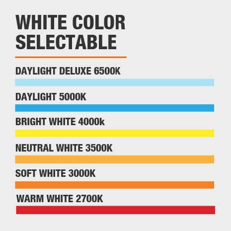 Light with adjustable color temperature