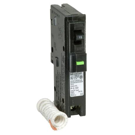 Square D HOM115AFI 15 A Miniature Circuit Breaker for sale online