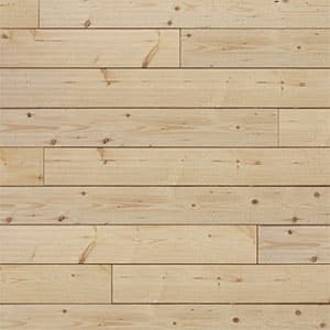 Swatch image of a natural/unfinished barnwood wood shiplap board