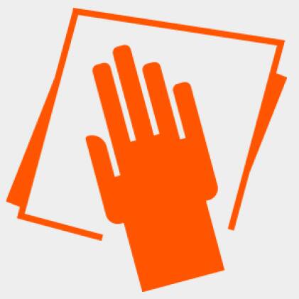 Easily remove a dent or scratch from your Hardwood Reflections Birch Butcher Block with three easy steps–sand, steam and refinish