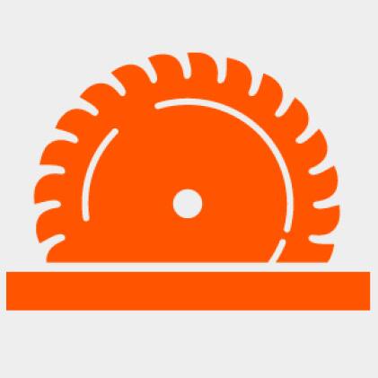 Hardwood Reflections Solid Birch Butcher Blocks can easily be customized with cuts or routered edges