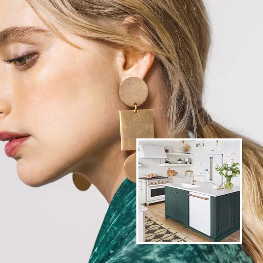 Cafe 18.6 cu. ft. French Door Refrigerator in Matte White, Fingerprint