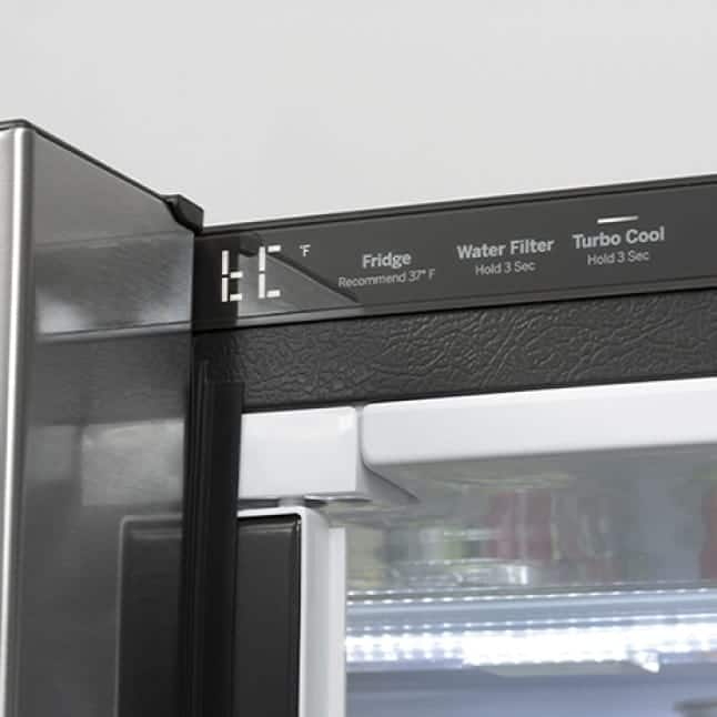 Cafe 18.6 cu. ft. French Door Refrigerator in Matte White, Fingerprint