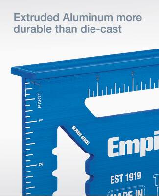 Empire 12 in. Laser Etched Aluminum Rafter Square E3992 - The Home Depot