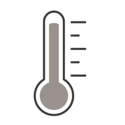 An icon of a thermometer