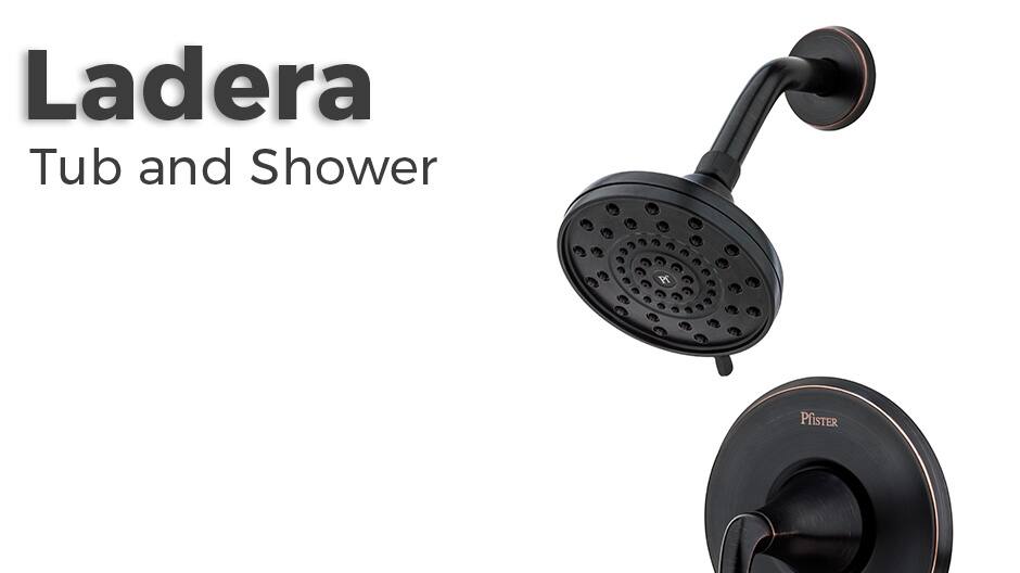 Pfister Ladera Single Handle 3Spray Tub and Shower Faucet 1.8 GPM in