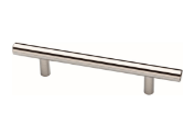 Brushed nickel pulls