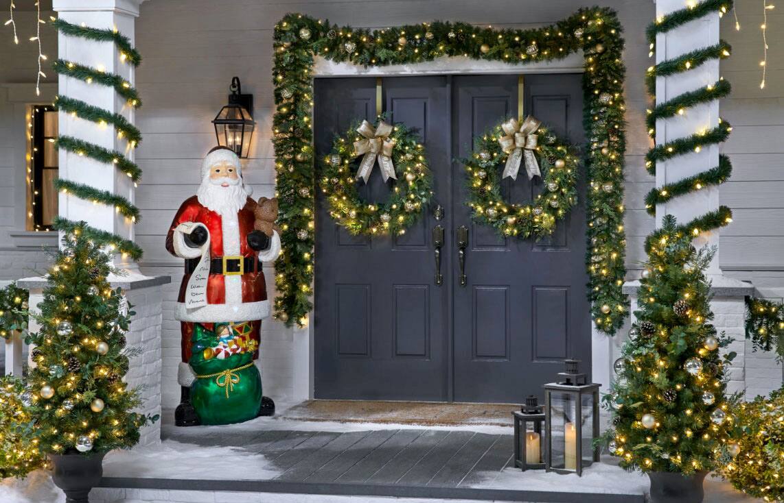 christmas decorations home depot