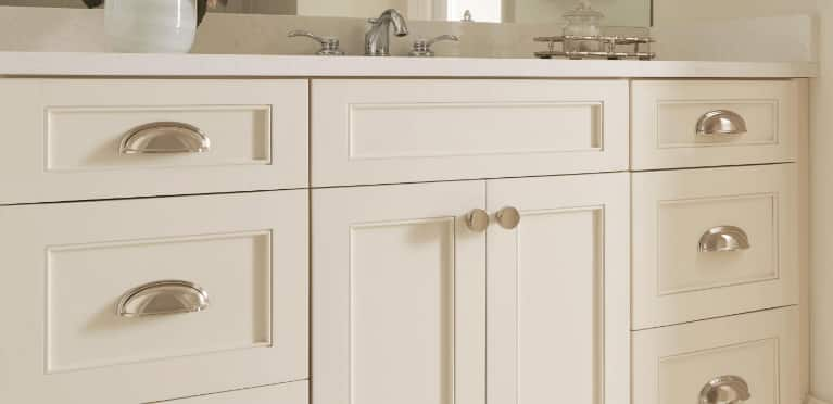 Bathroom Vanity Hardware In Brushed Nickel