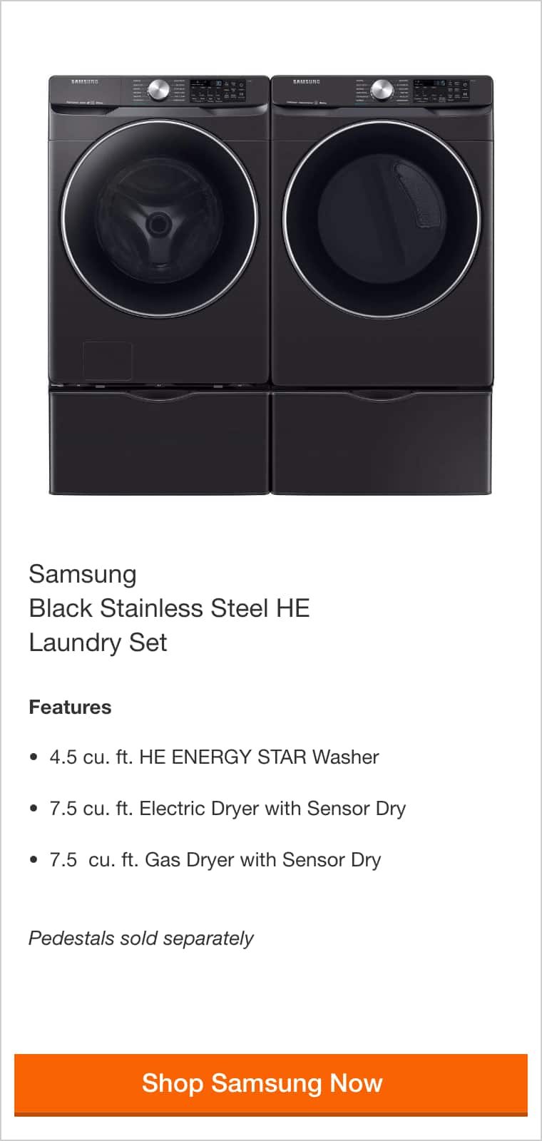 Washer & Dryer Sets The Home Depot