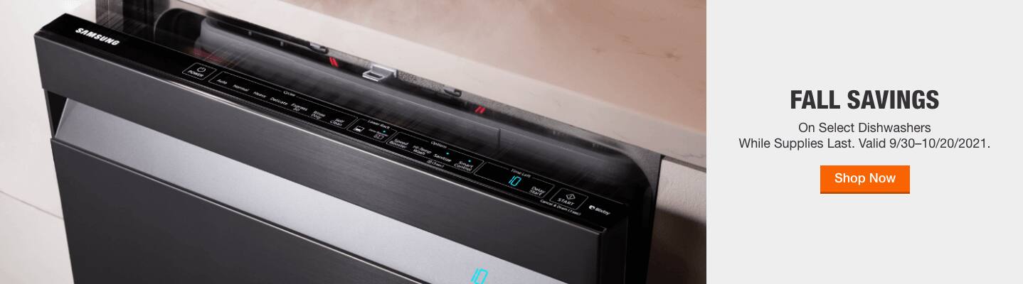Fall Savings on select Dishwashers