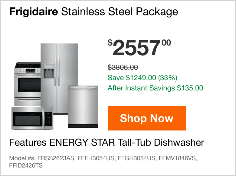Home Depot Appliance Sale