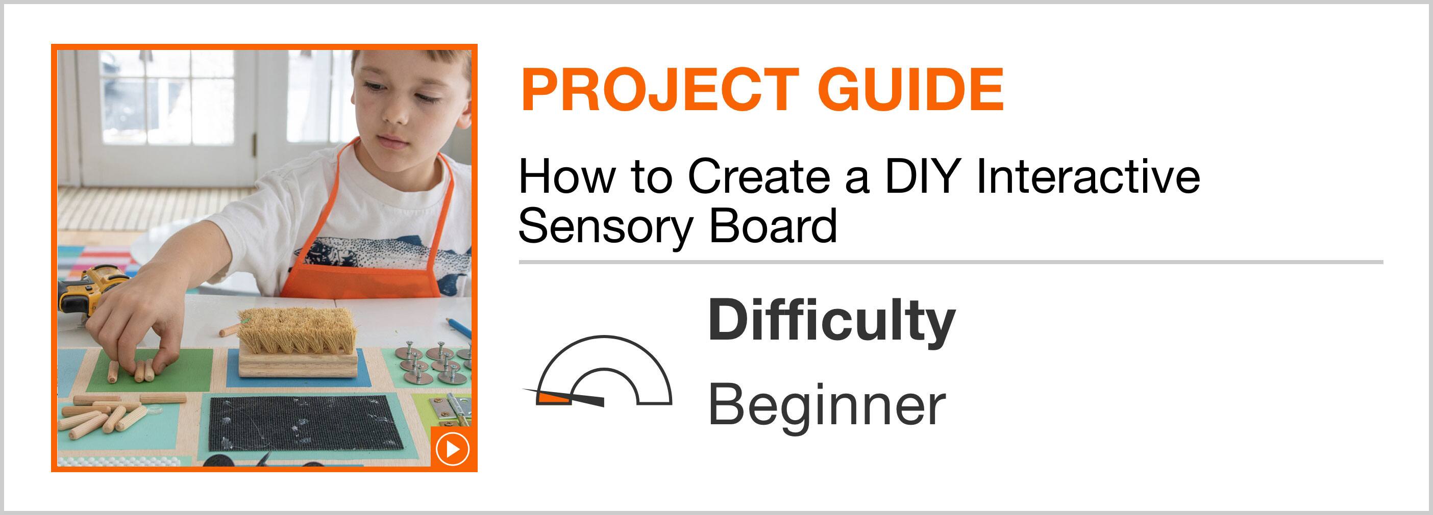 How to create a DIY Interactive sensory board