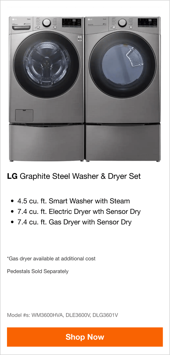 Washer Dryer Sets The Home Depot
