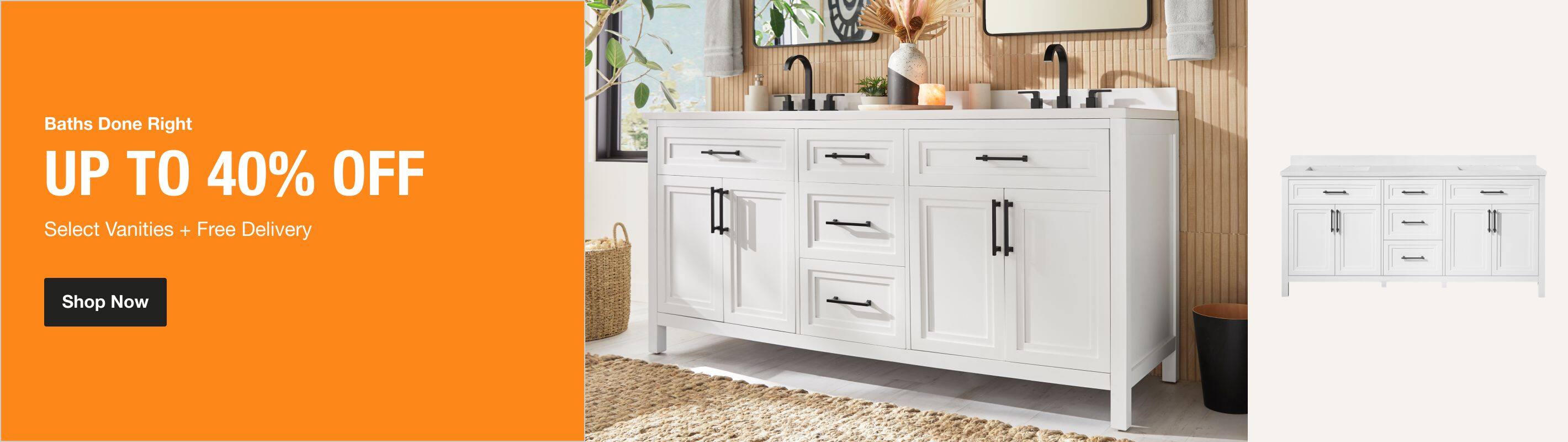 Bathroom Vanities - The Home Depot