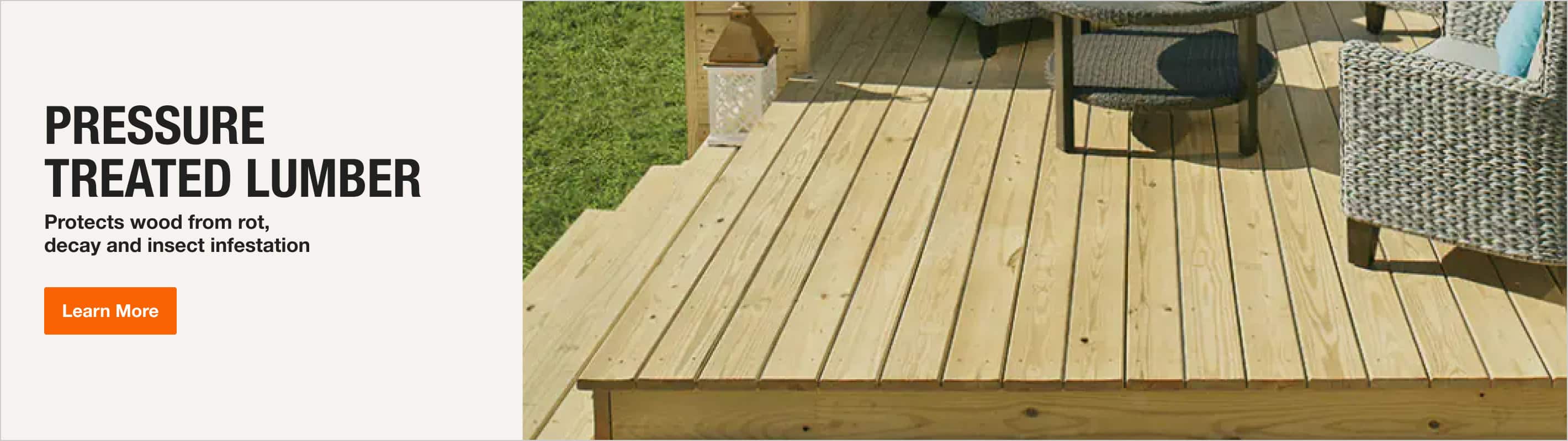 Pressure Treated Lumber Lumber & Composites The Home Depot