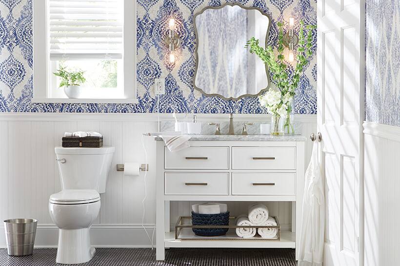 Room and Style Ideas Patterns Bathroom