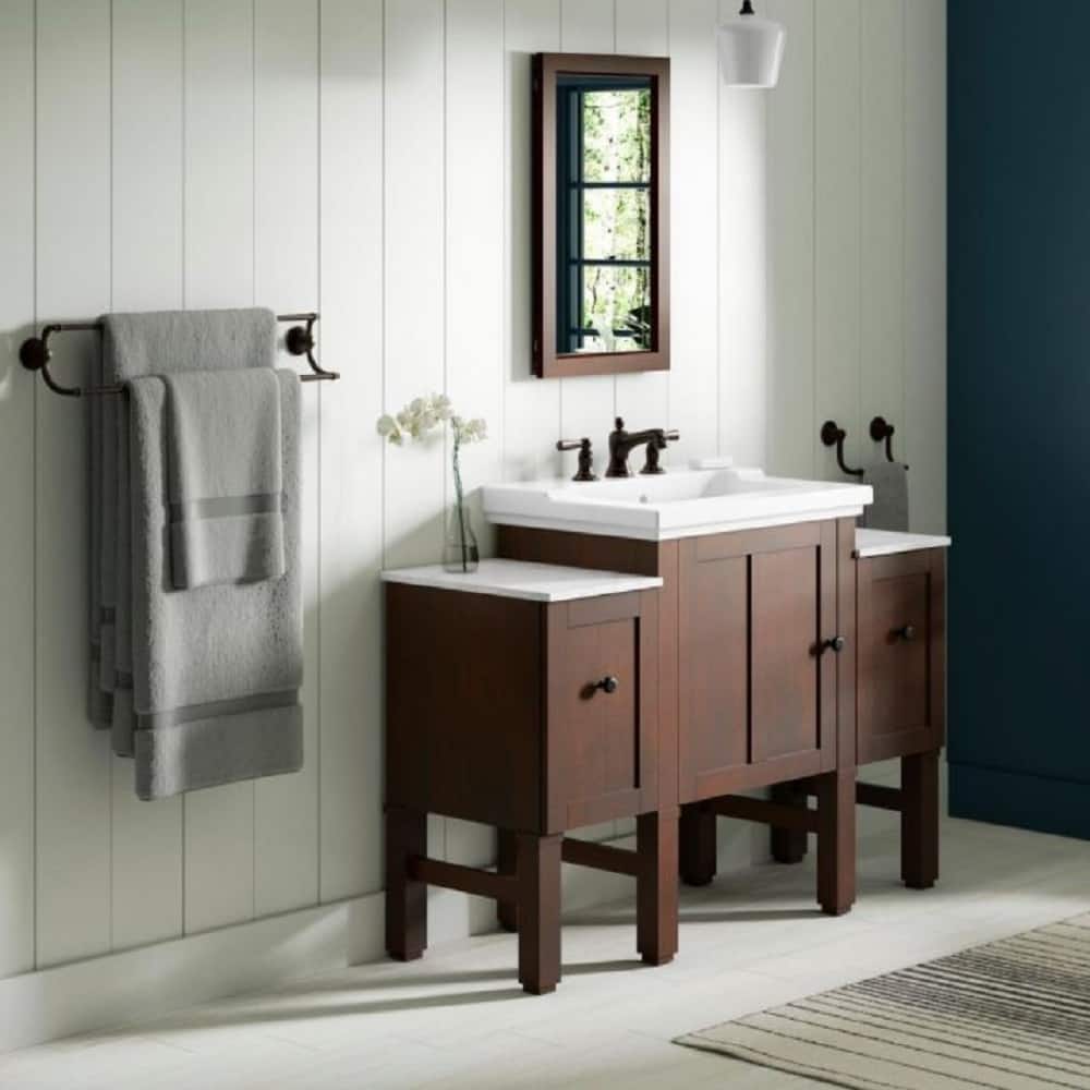 Chambly Bathroom Vanity Collection in Woodland Kitchen The Home Depot