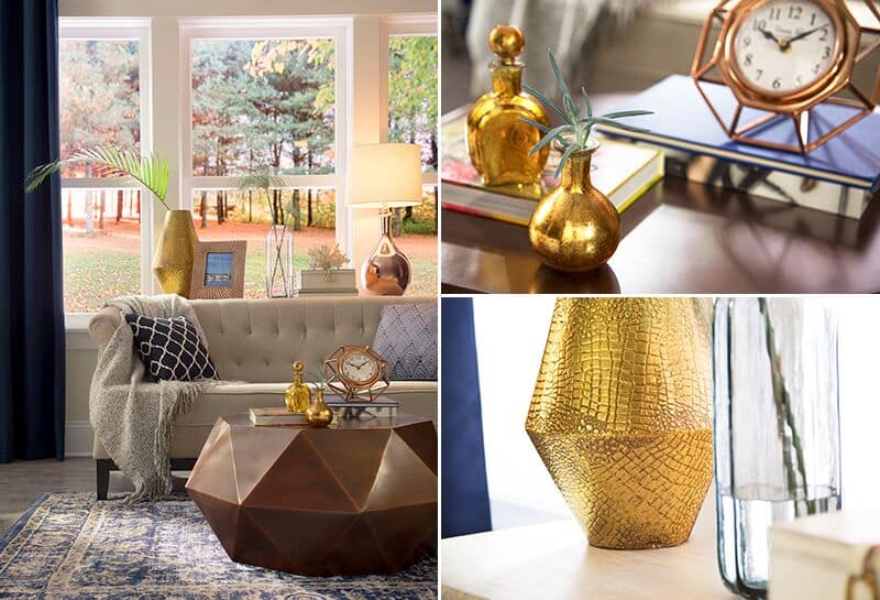 Visual Reference: Chic Metallic Accents Kitchen