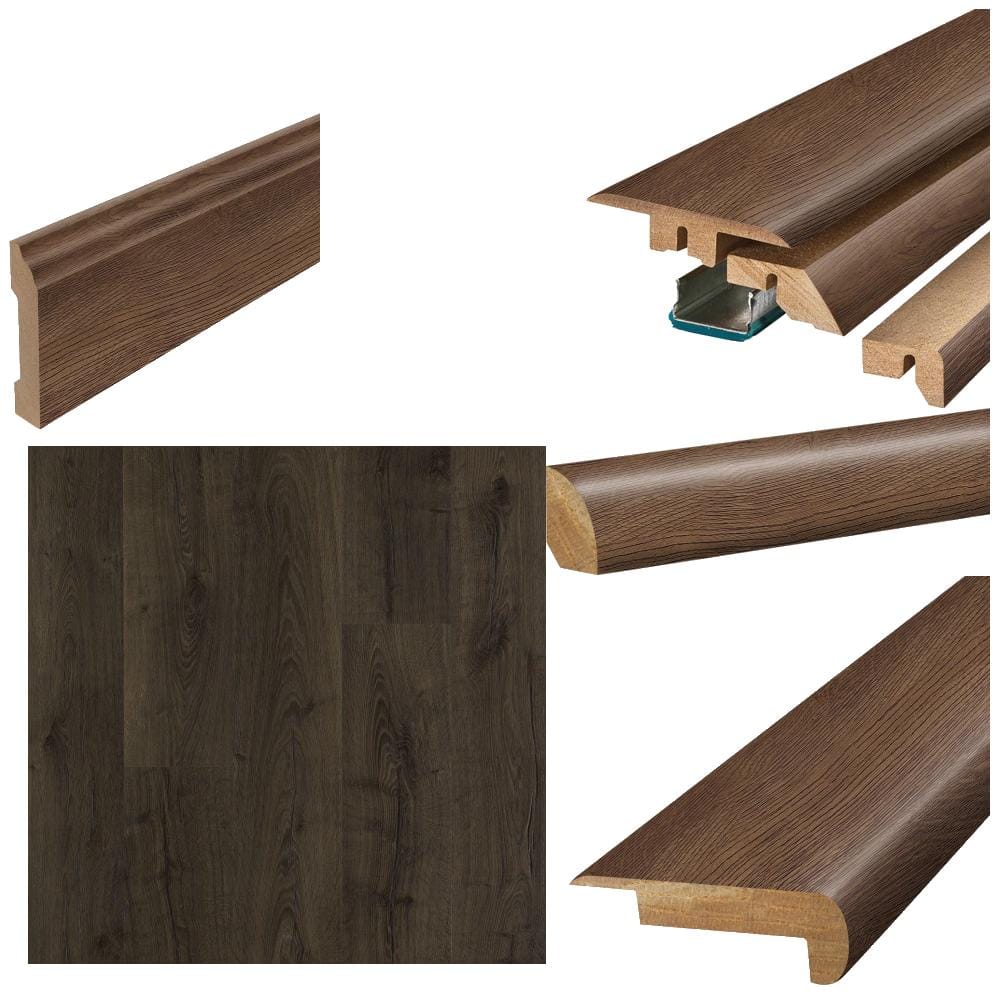 Outlast Vintage Tobacco Oak Laminate Flooring Bundle