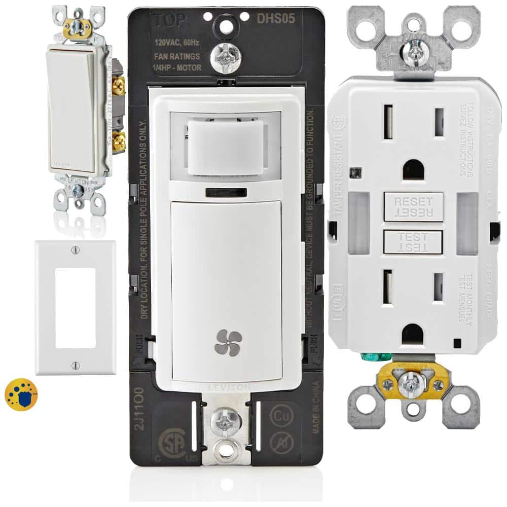 Leviton logo.