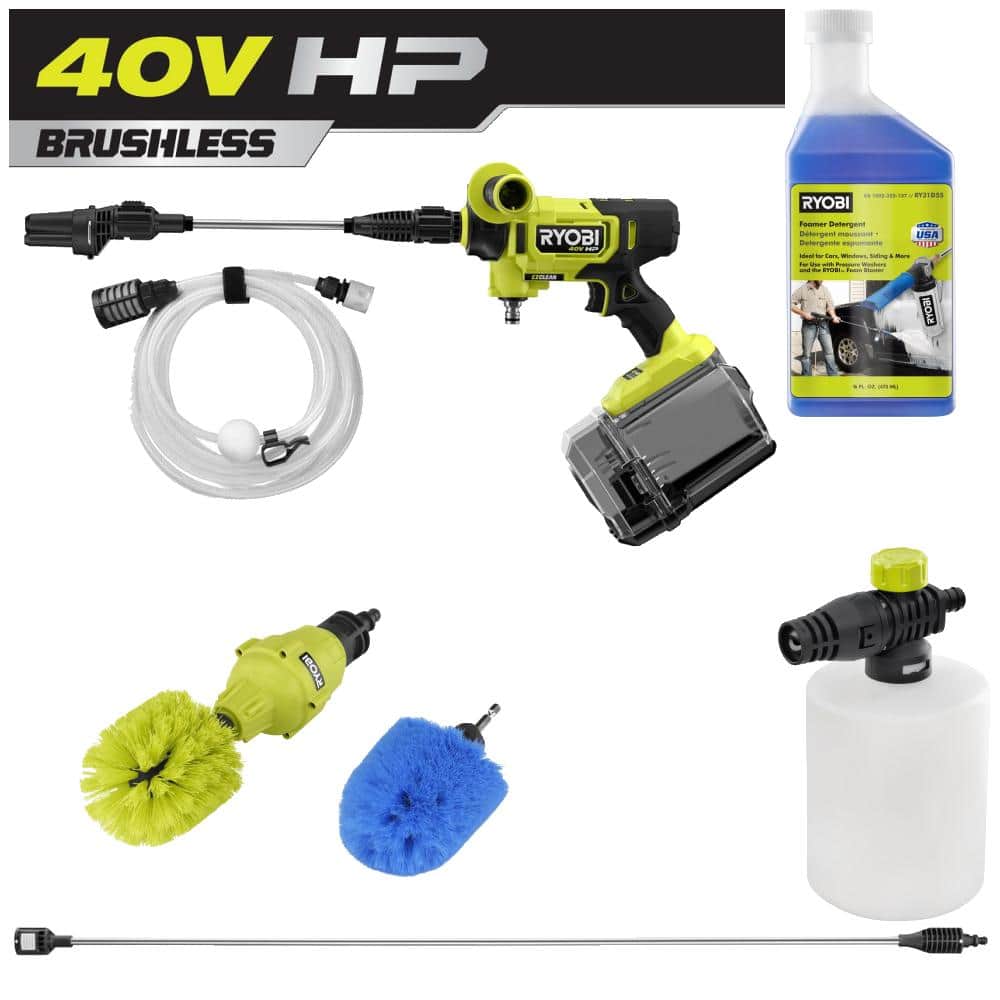 ES クリーナー 40V HP Brushless EZClean 600 PSI 0.7 GPM Cold Water Electric Power
