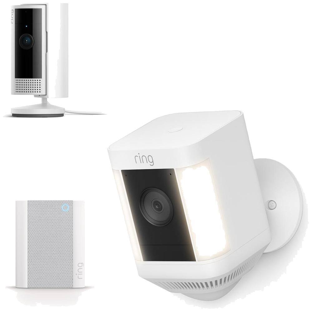Ring Indoor Cam Bundle in White - The Home Depot