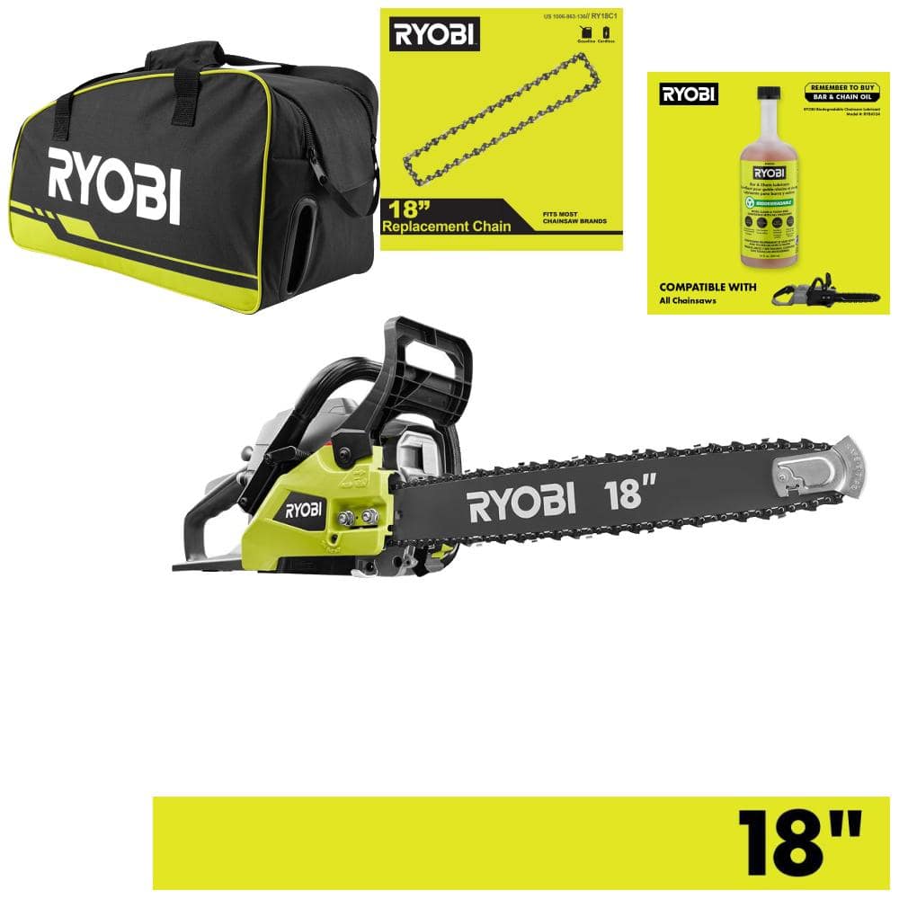 Ryobi logo.