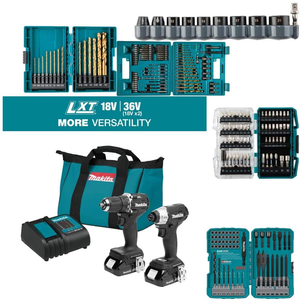 MAKITA 18V LXT Sub Compact Lithium Ion Brushless 2 piece Combo Kit